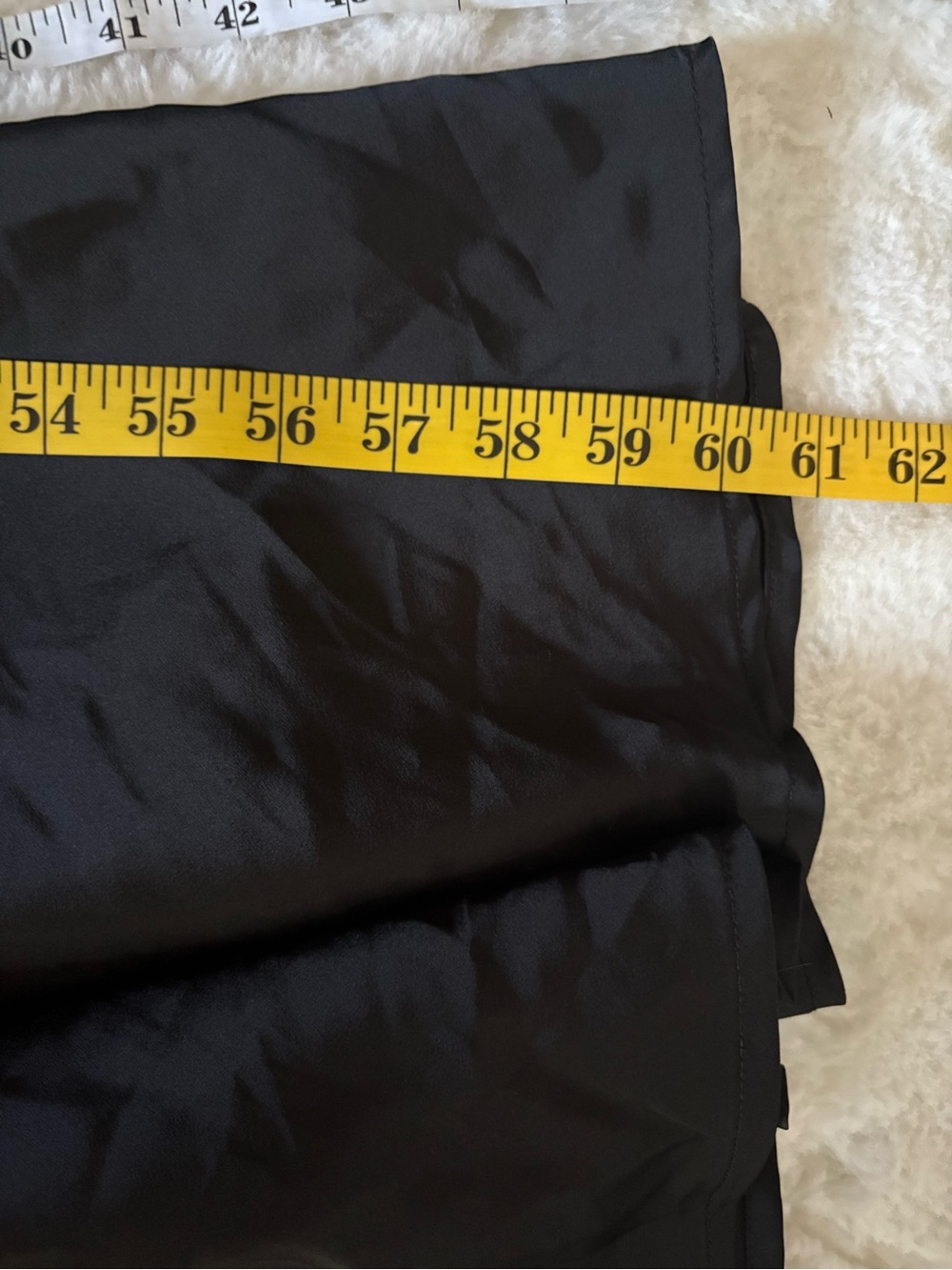 Lulus Effortlessly Sensational Black Satin Backless Maxi Dress Size Small Formal - Picture 7 of 9